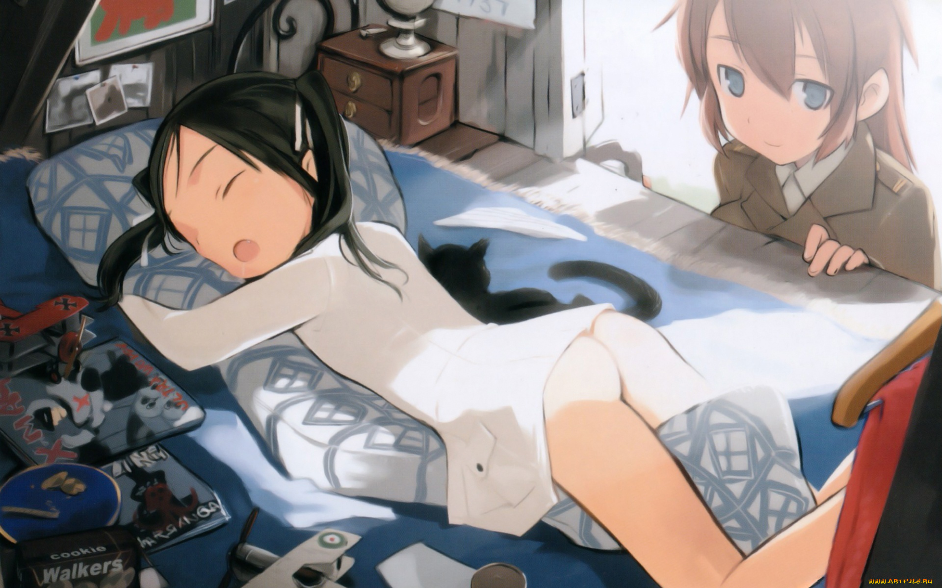 аниме, strike, witches