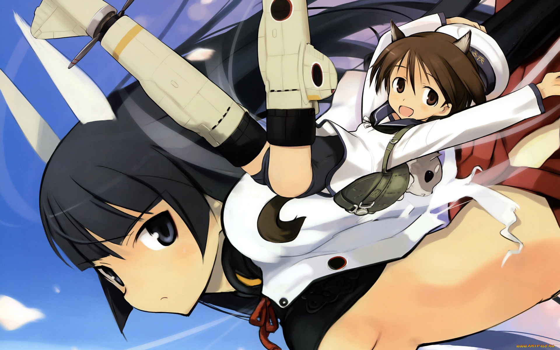 аниме, strike, witches