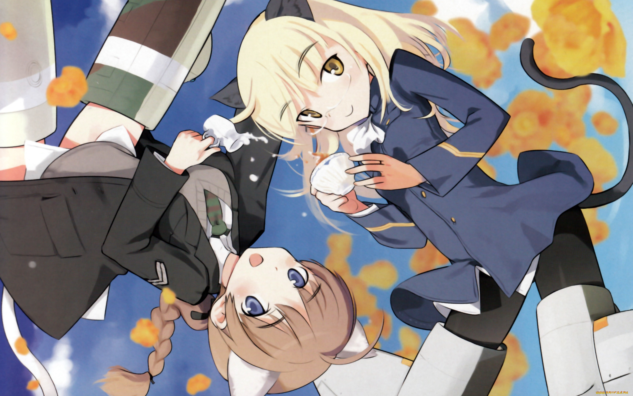 аниме, strike, witches