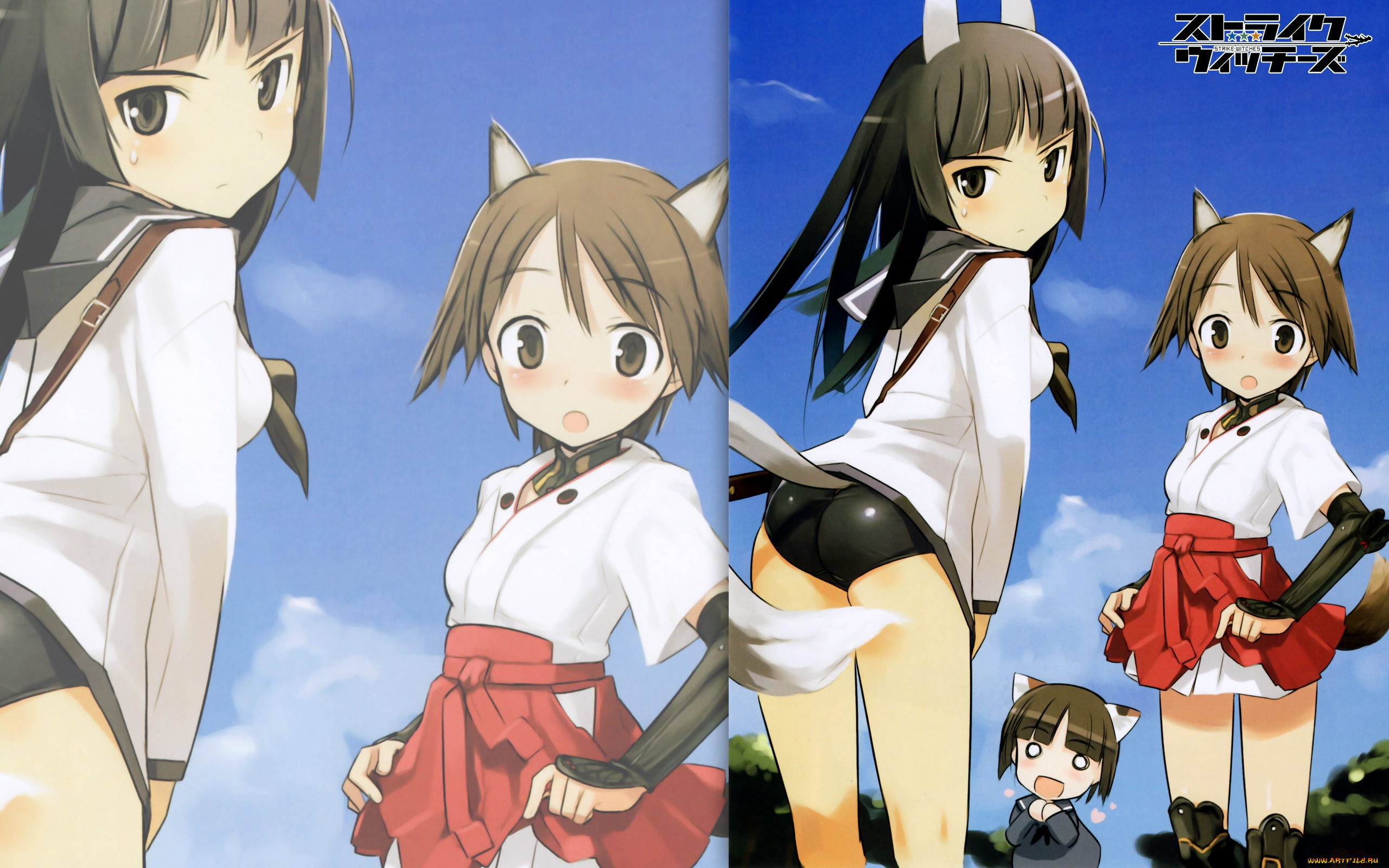 аниме, strike, witches