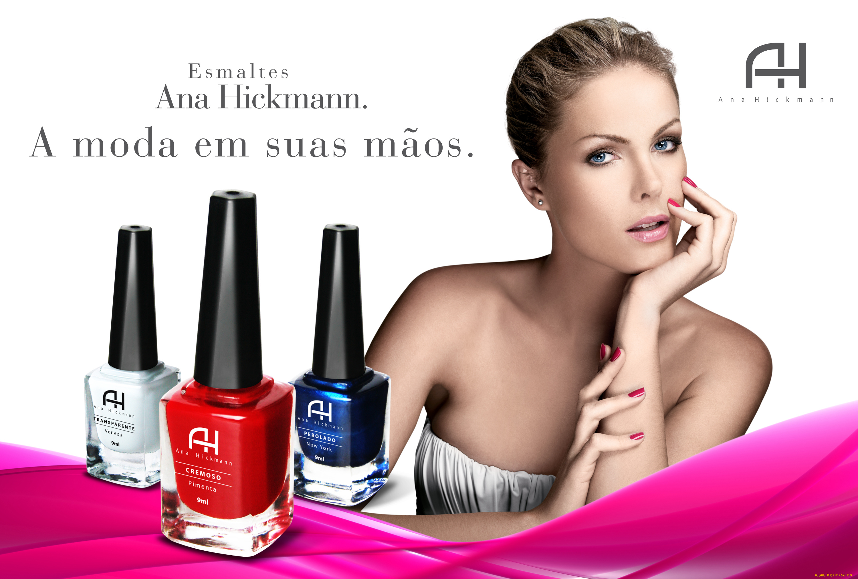 ana, hickmann, бренды, лак