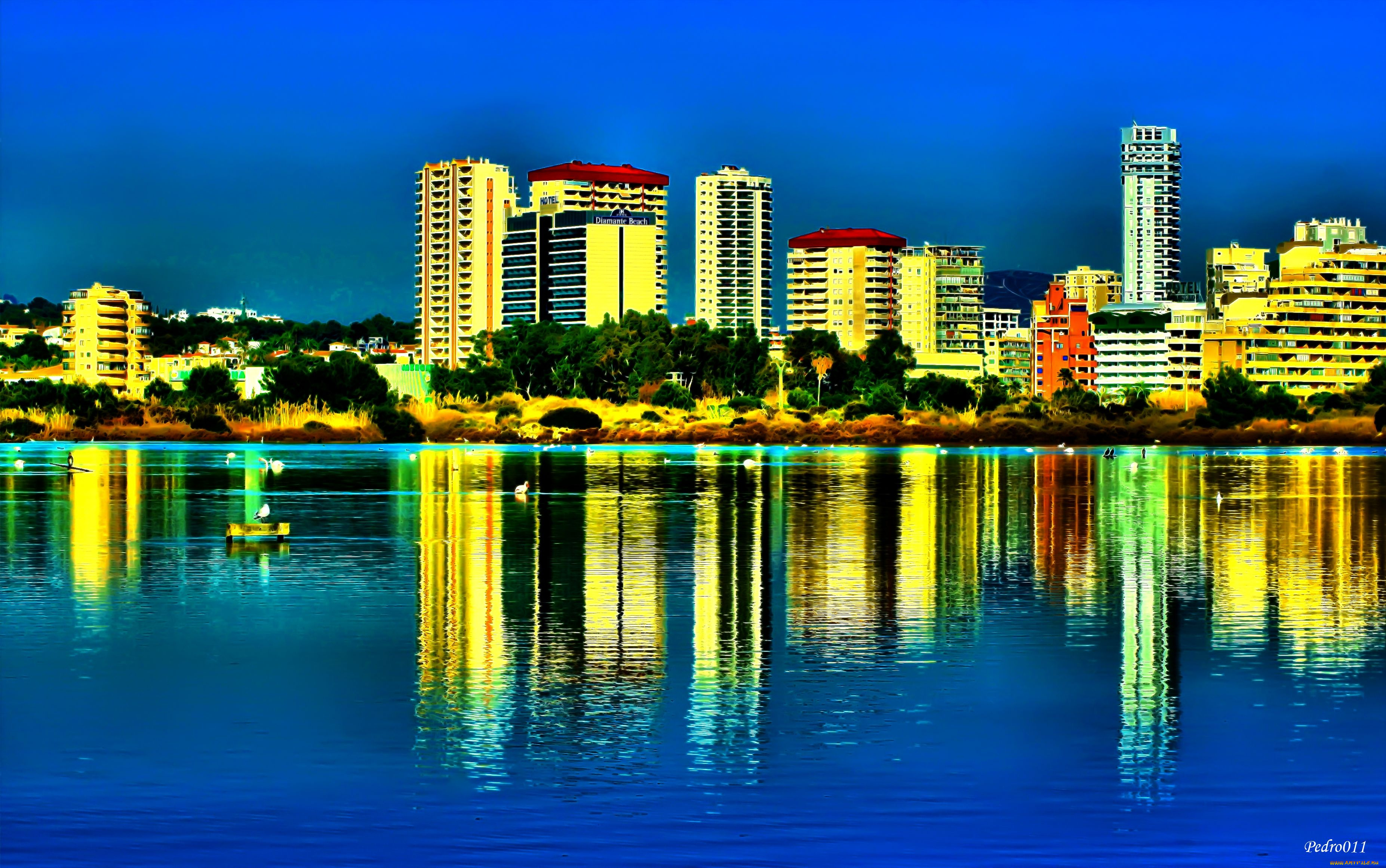 el, saladar, города, панорамы, валенсия