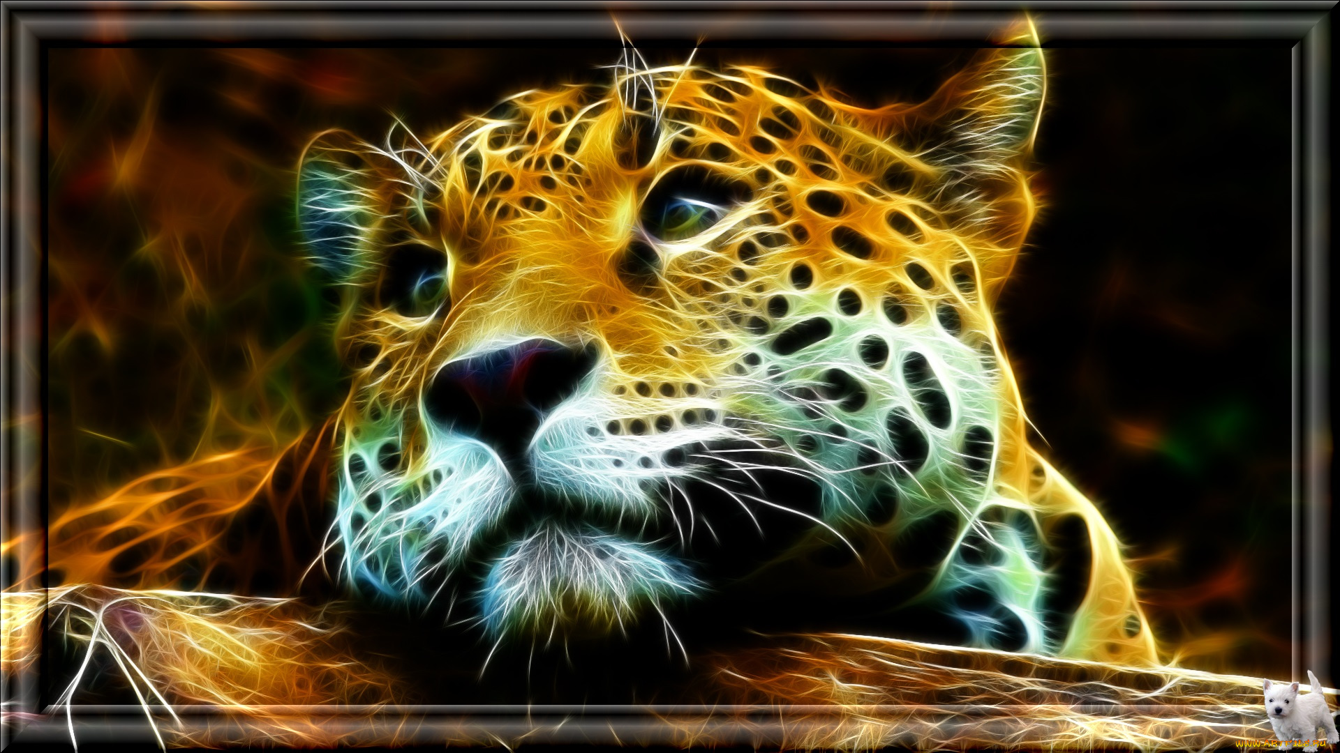 3д, графика, animals, животные, тигр