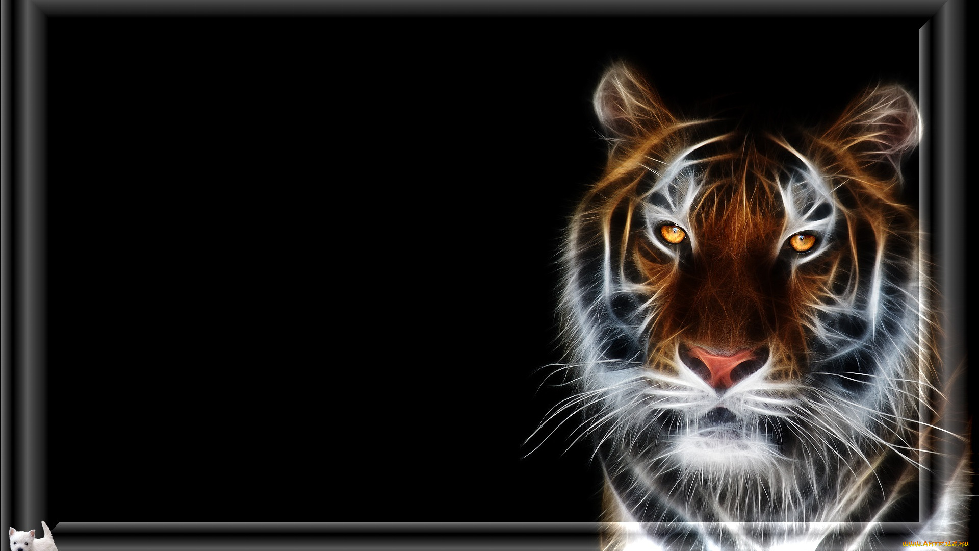 3д, графика, animals, животные, тигр