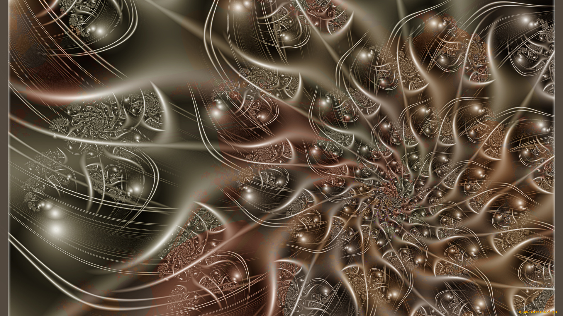 3д, графика, fractal, фракталы, фон, цвета, изгибы, линии, узор