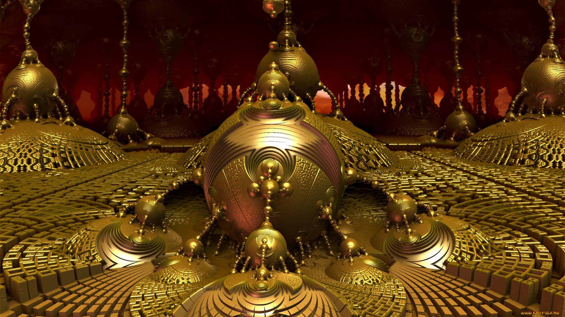 3д, графика, fractal, фракталы, узор, цвета, фон