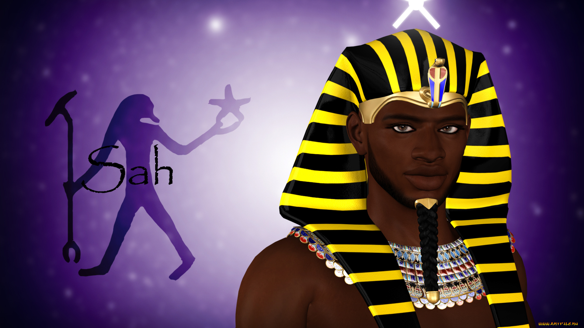 3д, графика, historical, история, бог, фараон, древний, египет