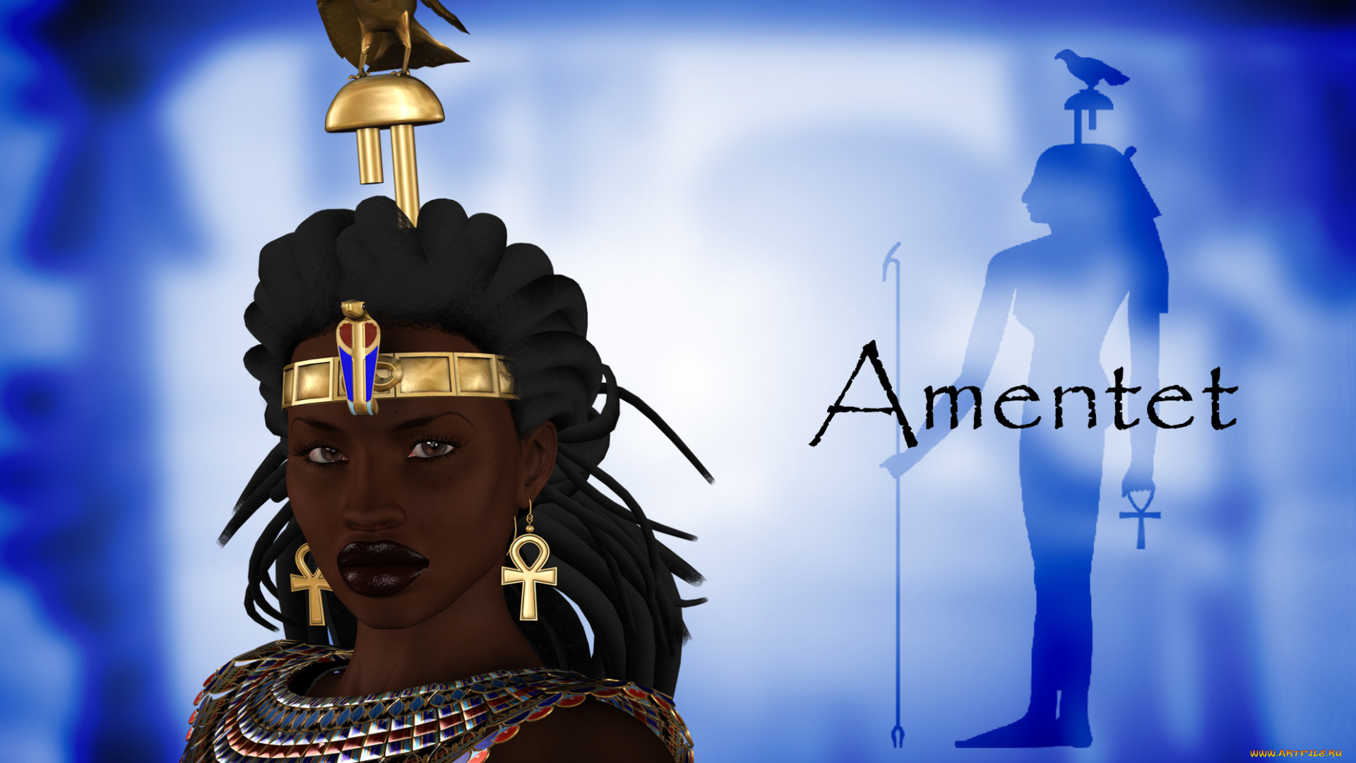 3д, графика, historical, история, древний, египет, бог, фараон