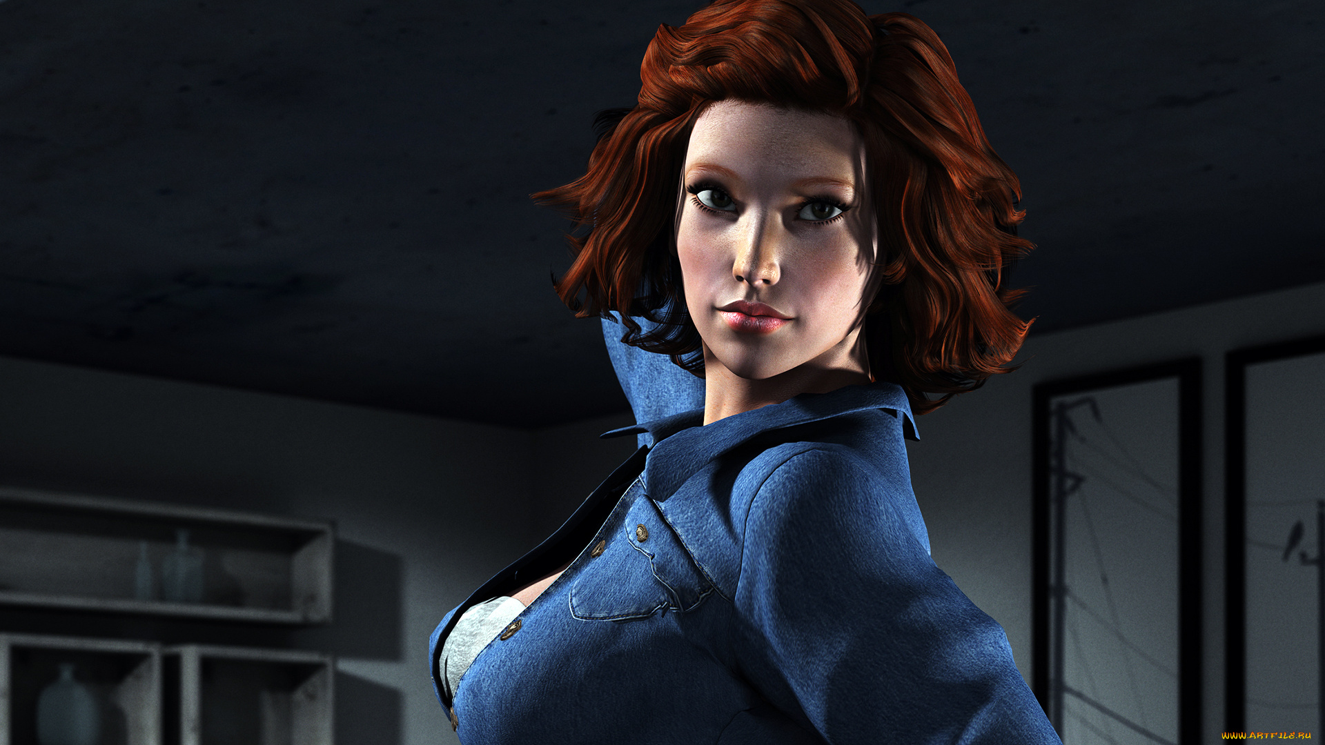 3д, графика, people, люди, прическа