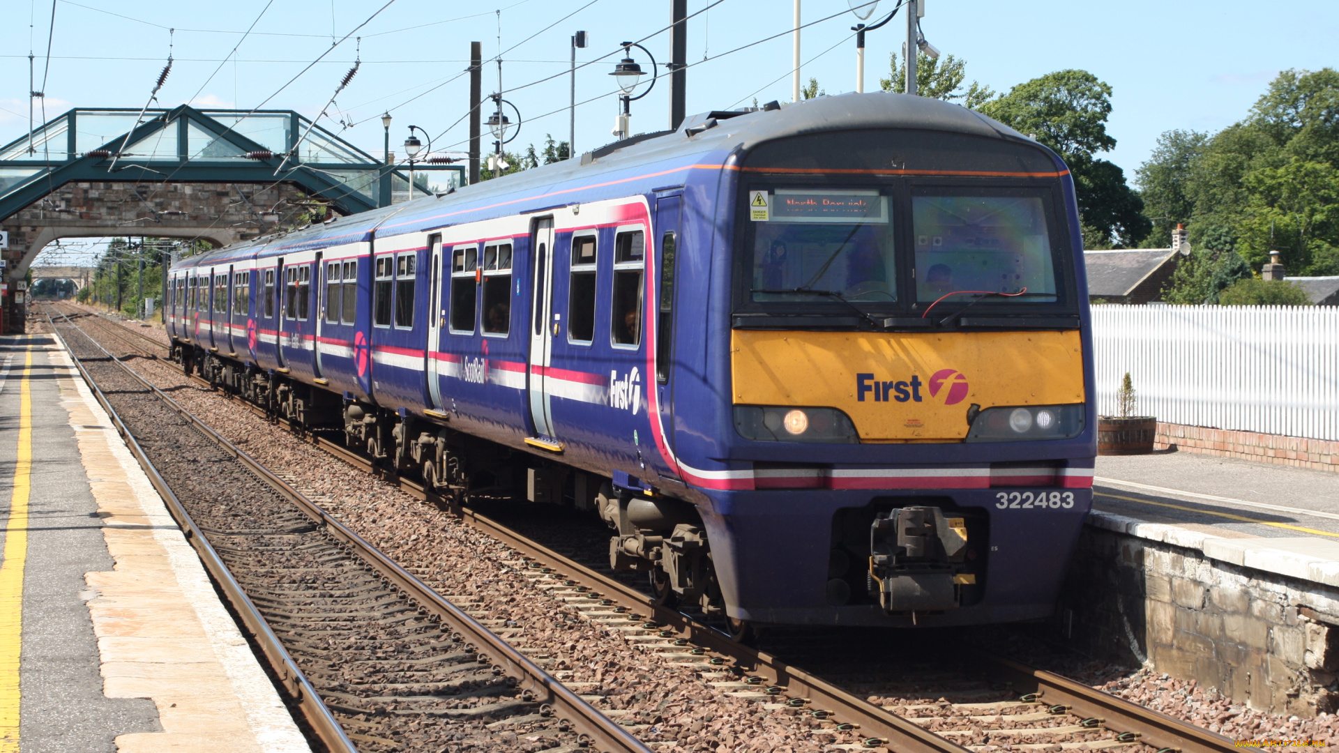 class, 322, техника, электрички, рельсы, платформа, электричка, столбы, фонари