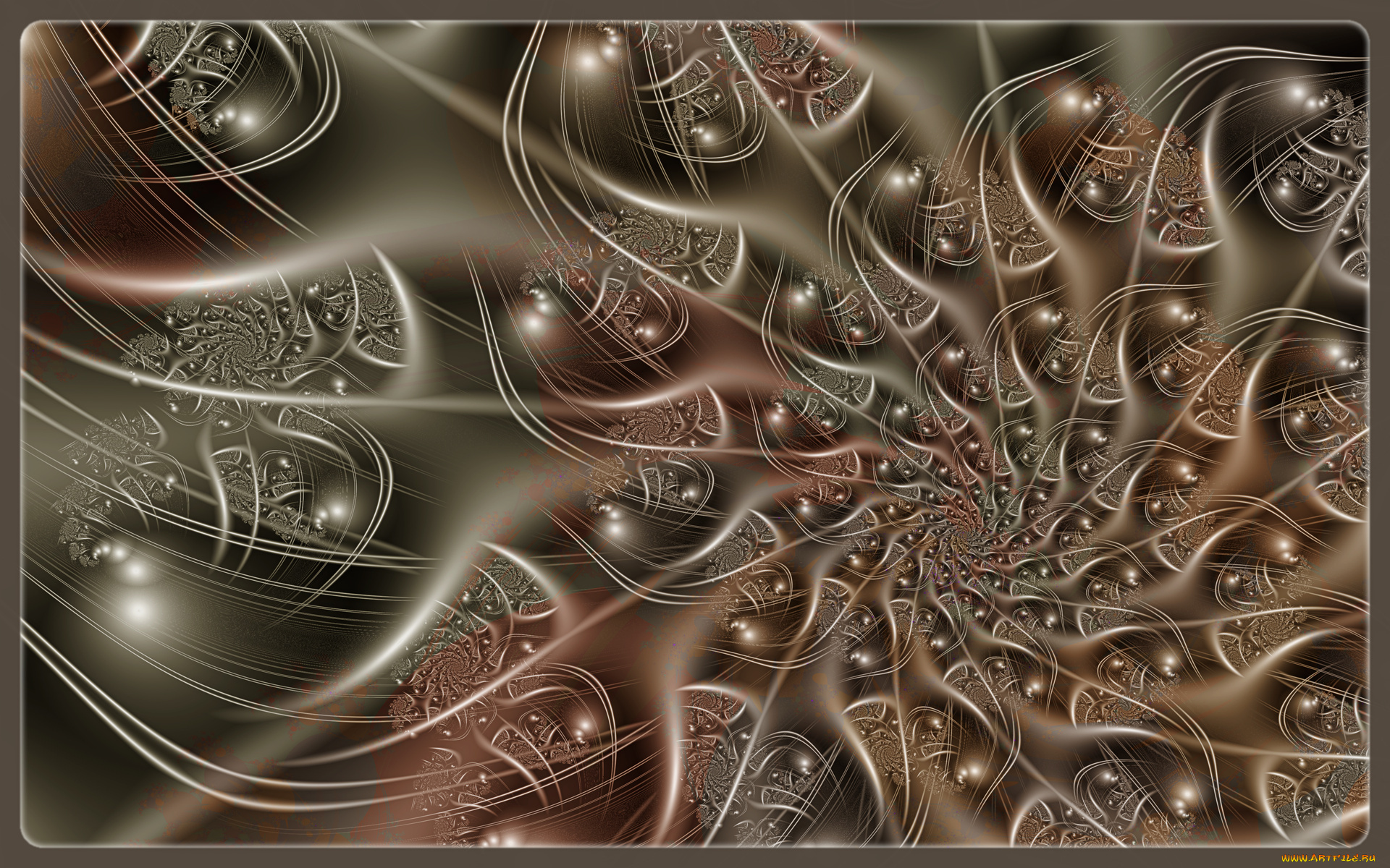 3д, графика, fractal, фракталы, фон, цвета, изгибы, линии, узор