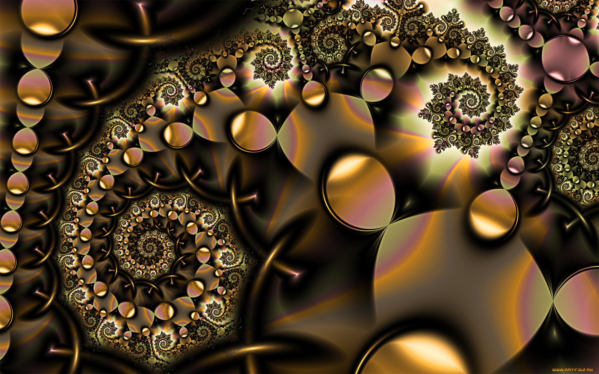 3д, графика, fractal, фракталы, изгибы, линии, фон, цвета, узор