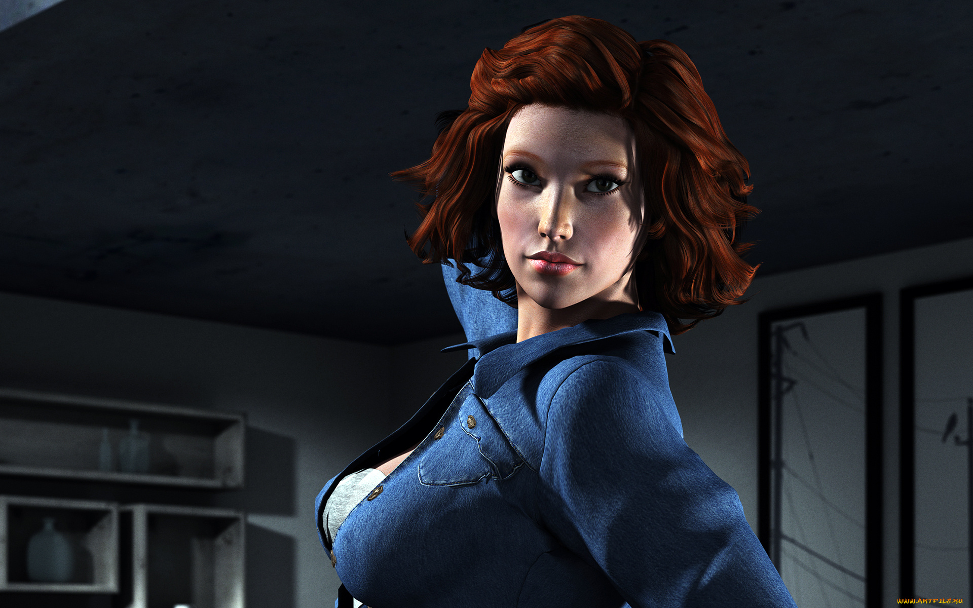 3д, графика, people, люди, прическа