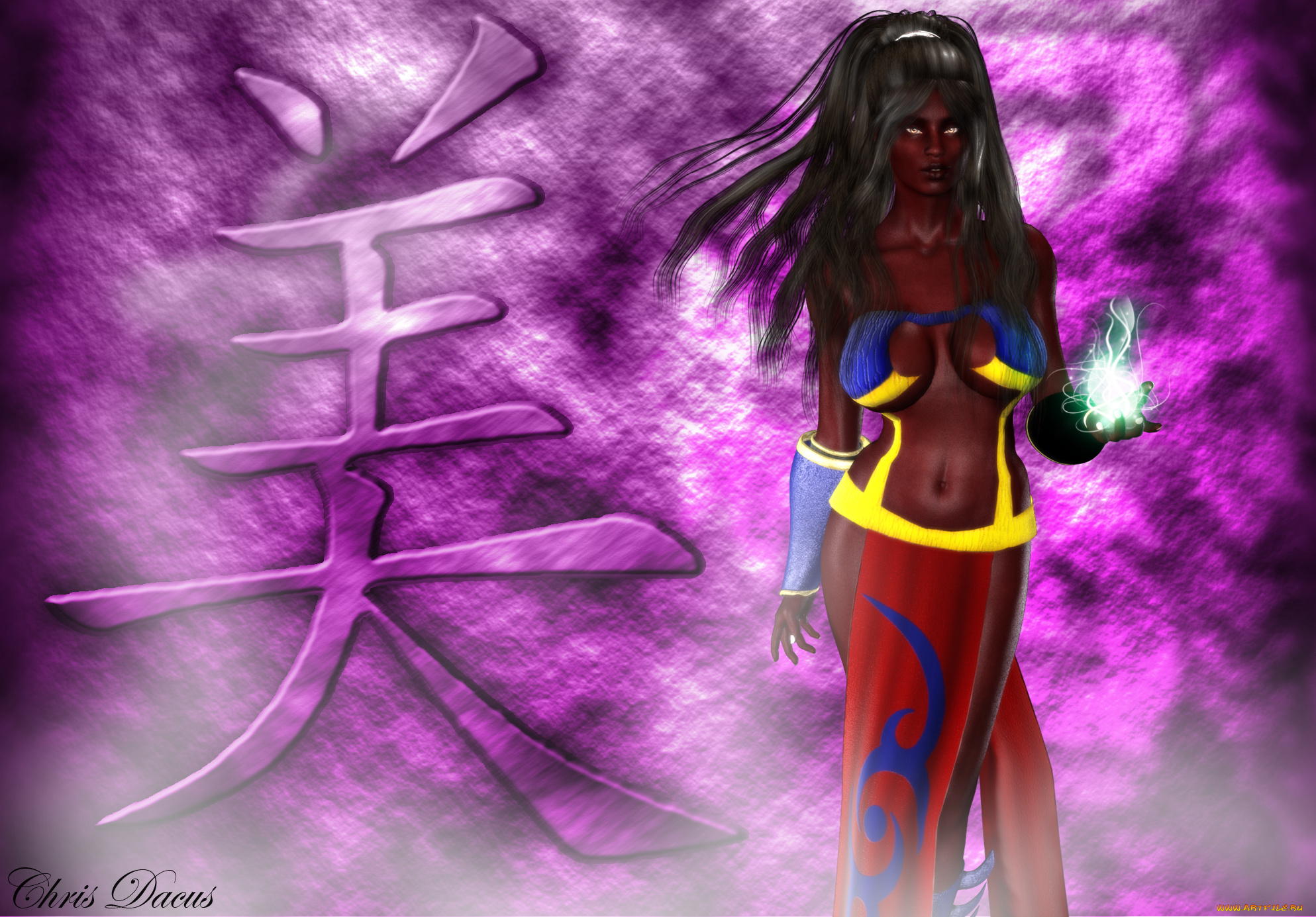 3д, графика, fantasy, фантазия, девушка, магия