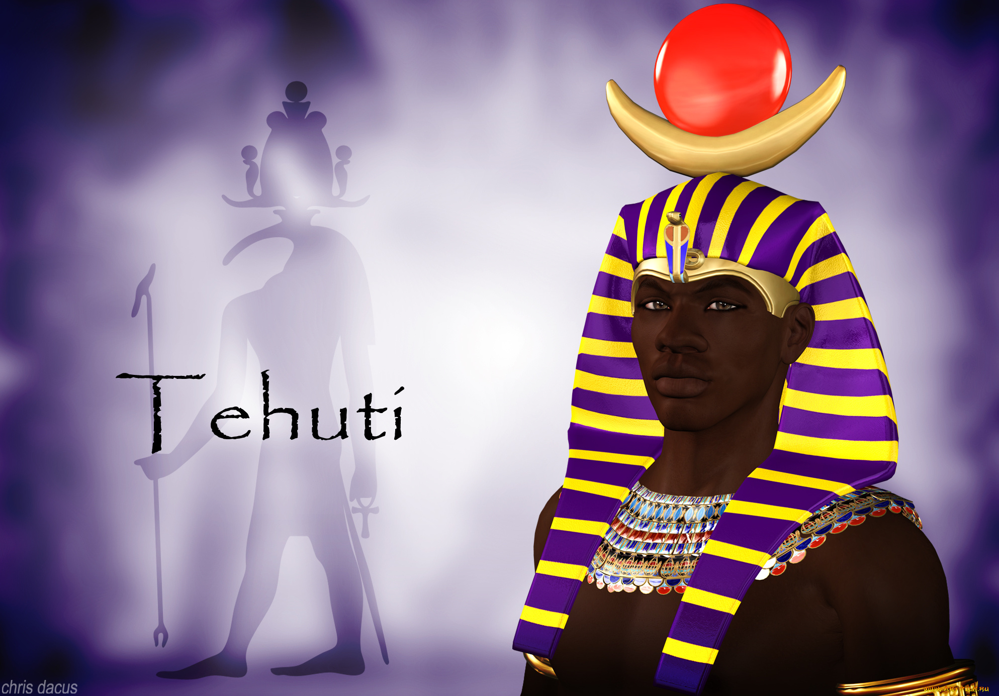 3д, графика, historical, история, древний, египет, бог, фараон