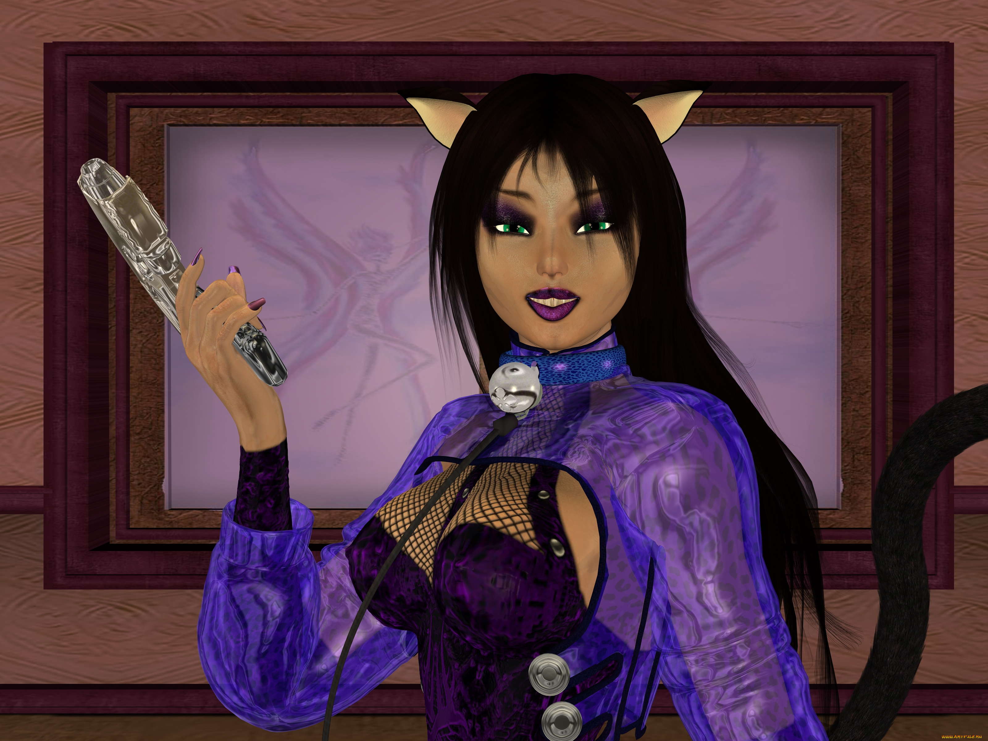 3д, графика, elves, эльфы, девушка, оружие