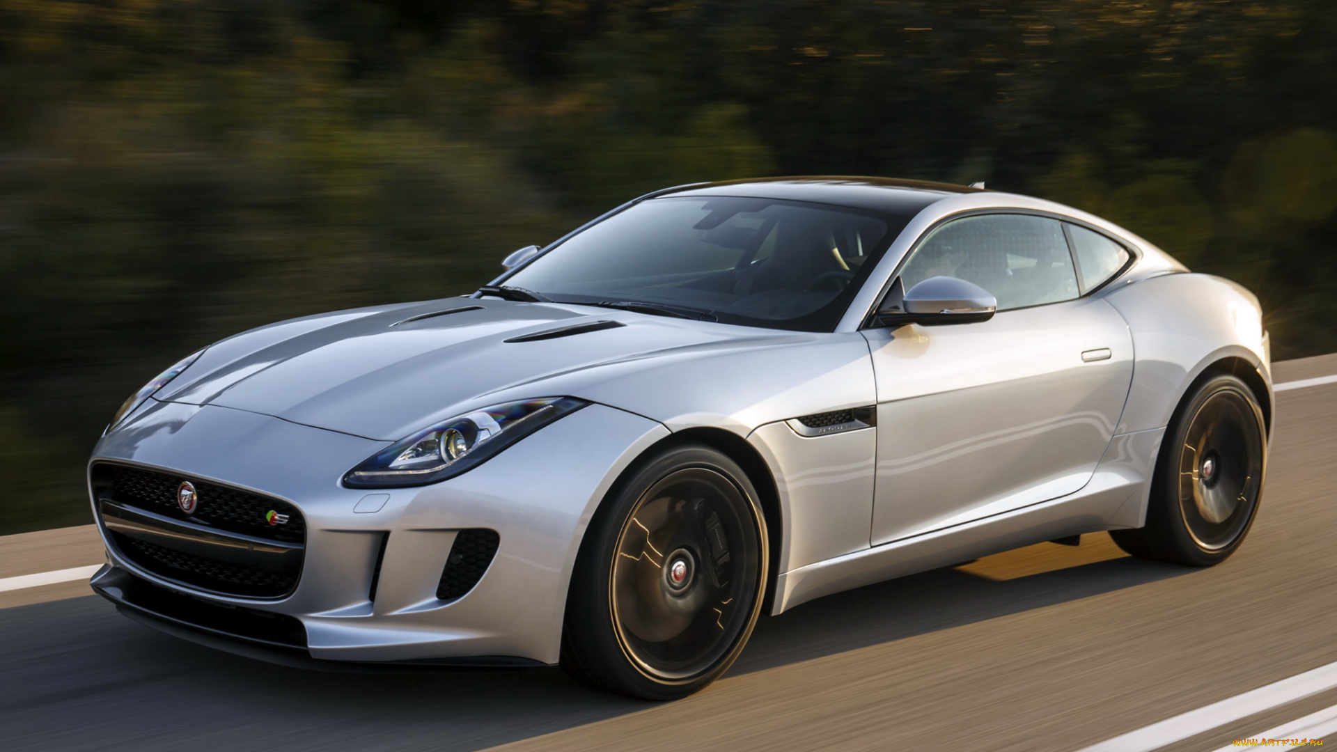 автомобили, jaguar, светлый, 2014, coupе, f-type, r