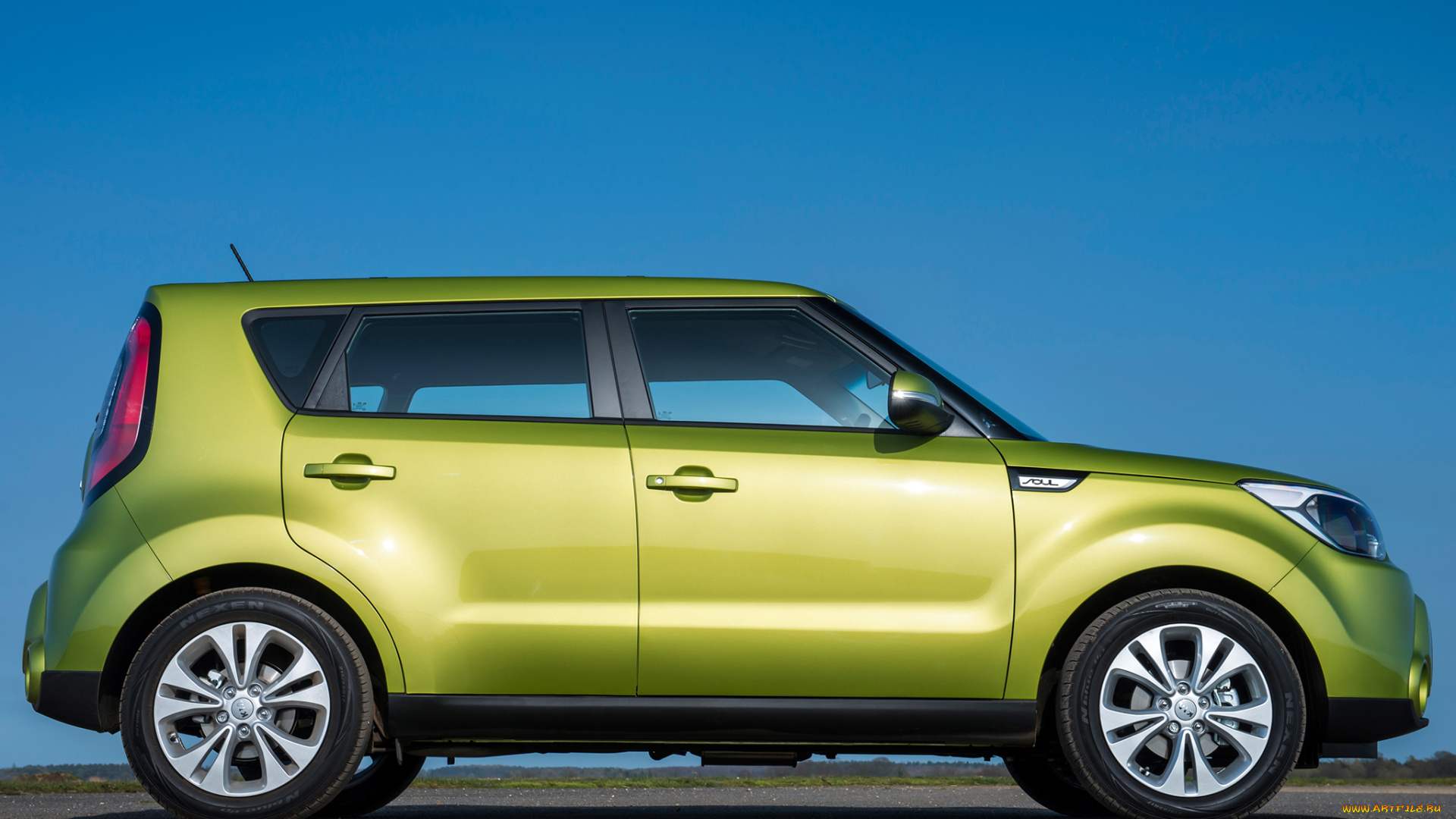 автомобили, kia, uk-spec, soul, зеленый, 2014