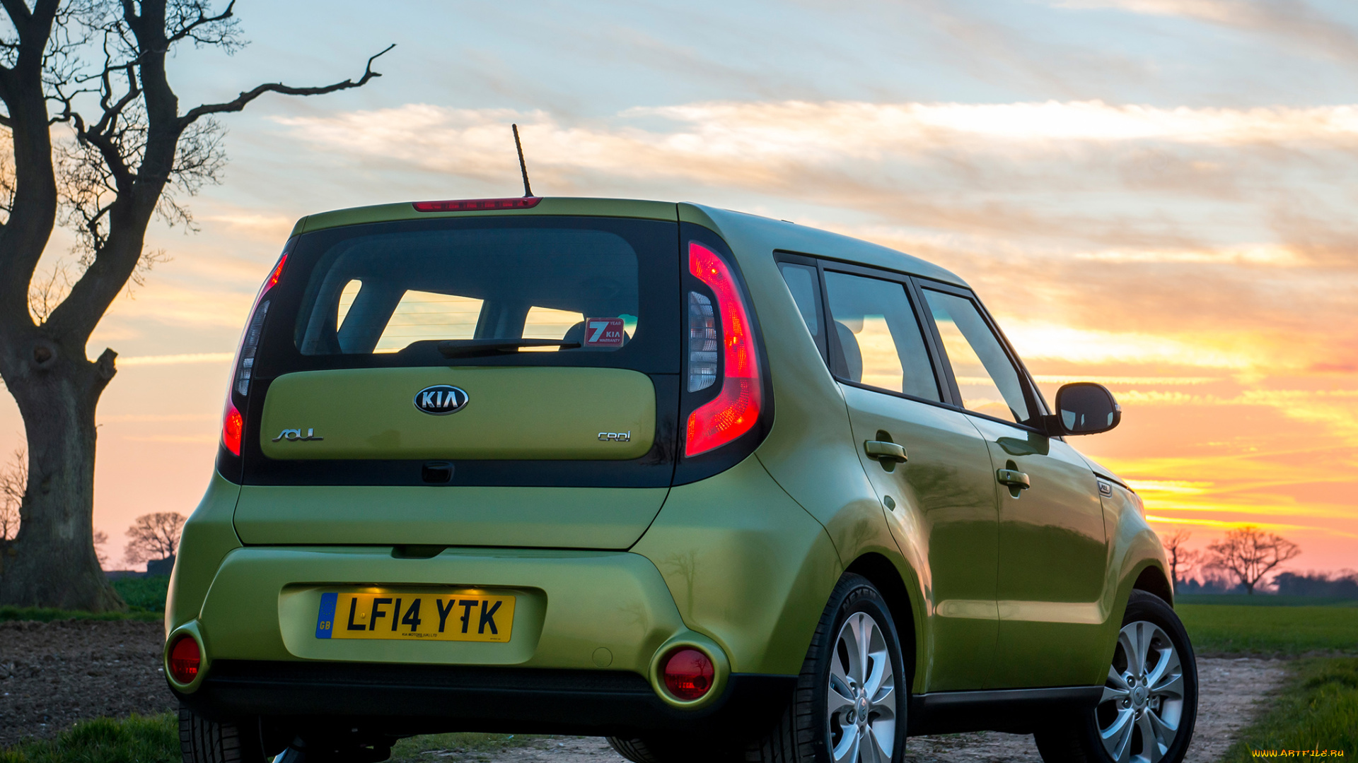 автомобили, kia, зеленый, uk-spec, soul, 2014