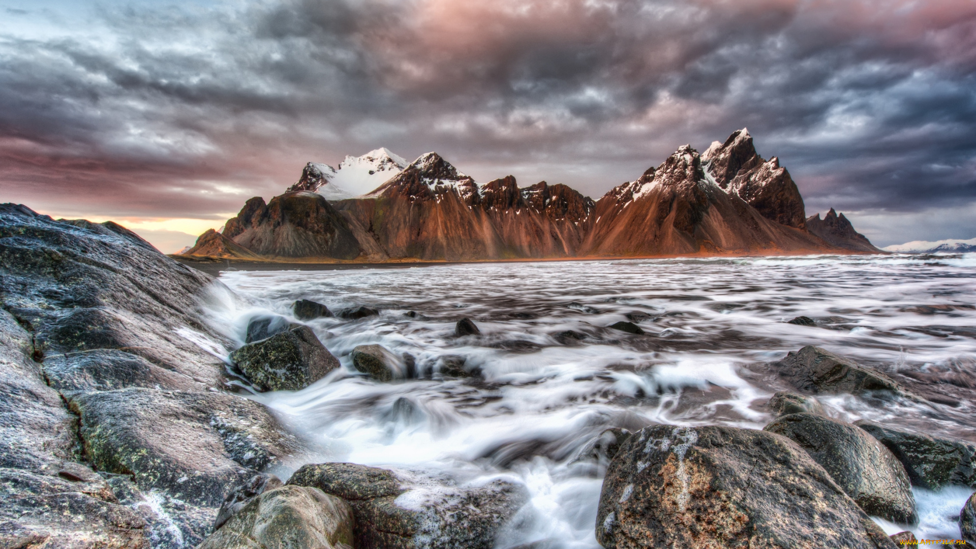 природа, моря, океаны, вода, камни, горы