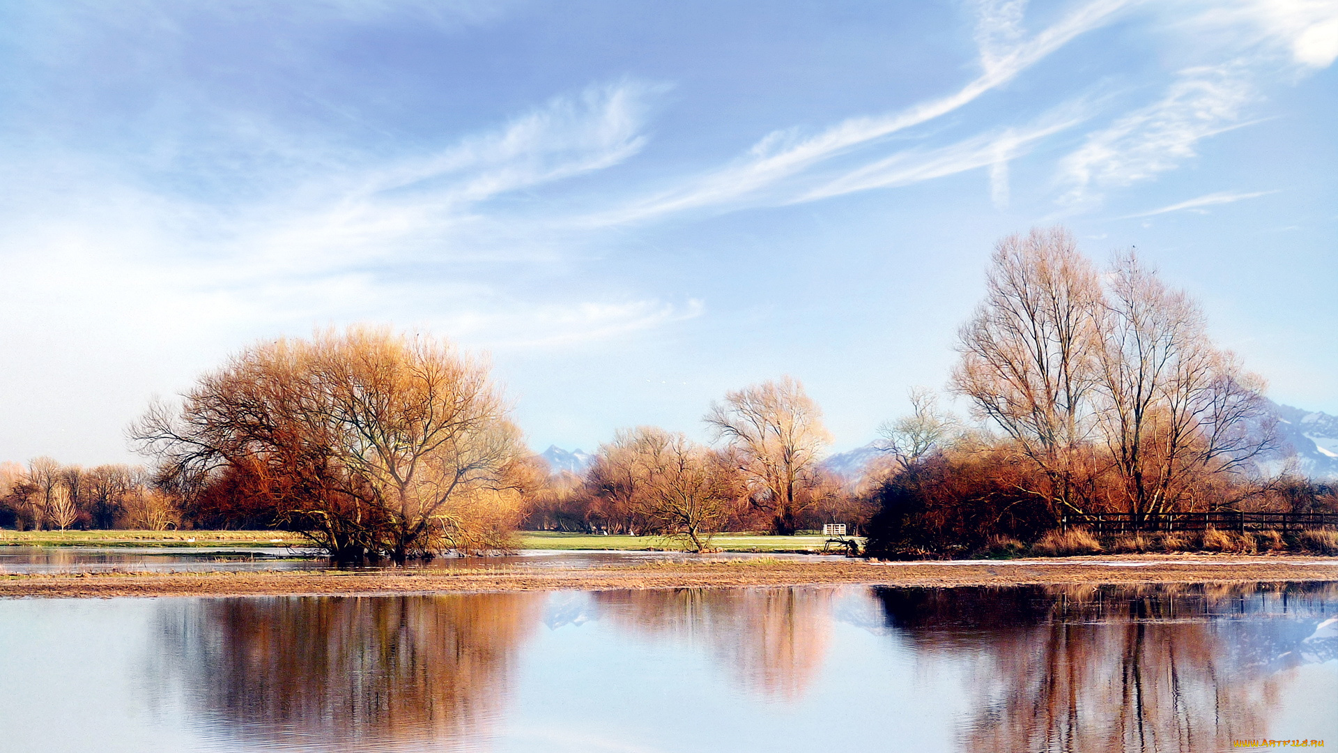 природа, реки, озера, деревья