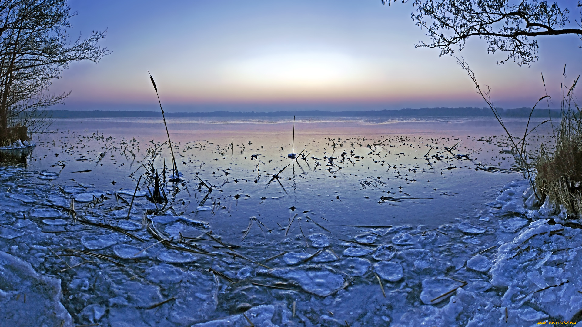 природа, реки, озера, лёд, небо, озеро