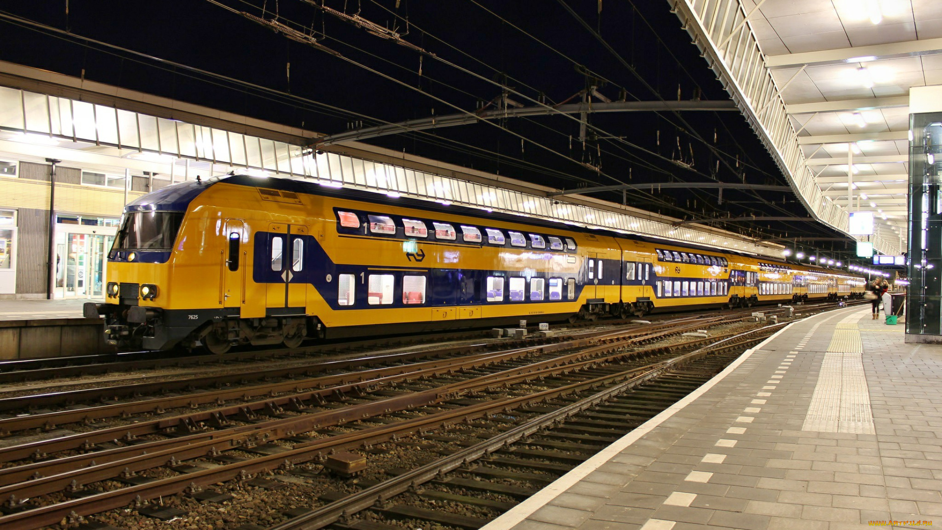 техника, поезда, локомотив, дорога, рельсы, состав, железная