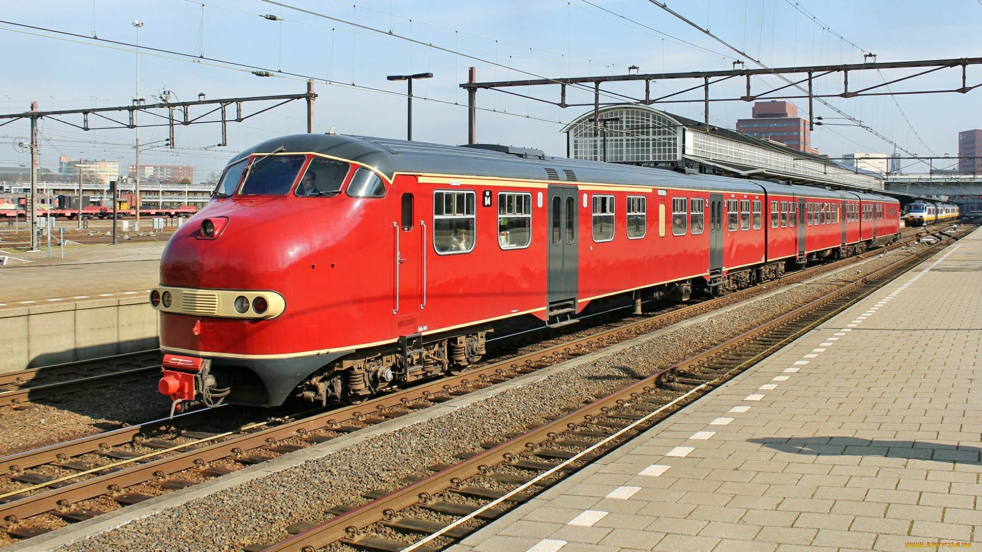 техника, поезда, локомотив, рельсы, дорога, железная, состав