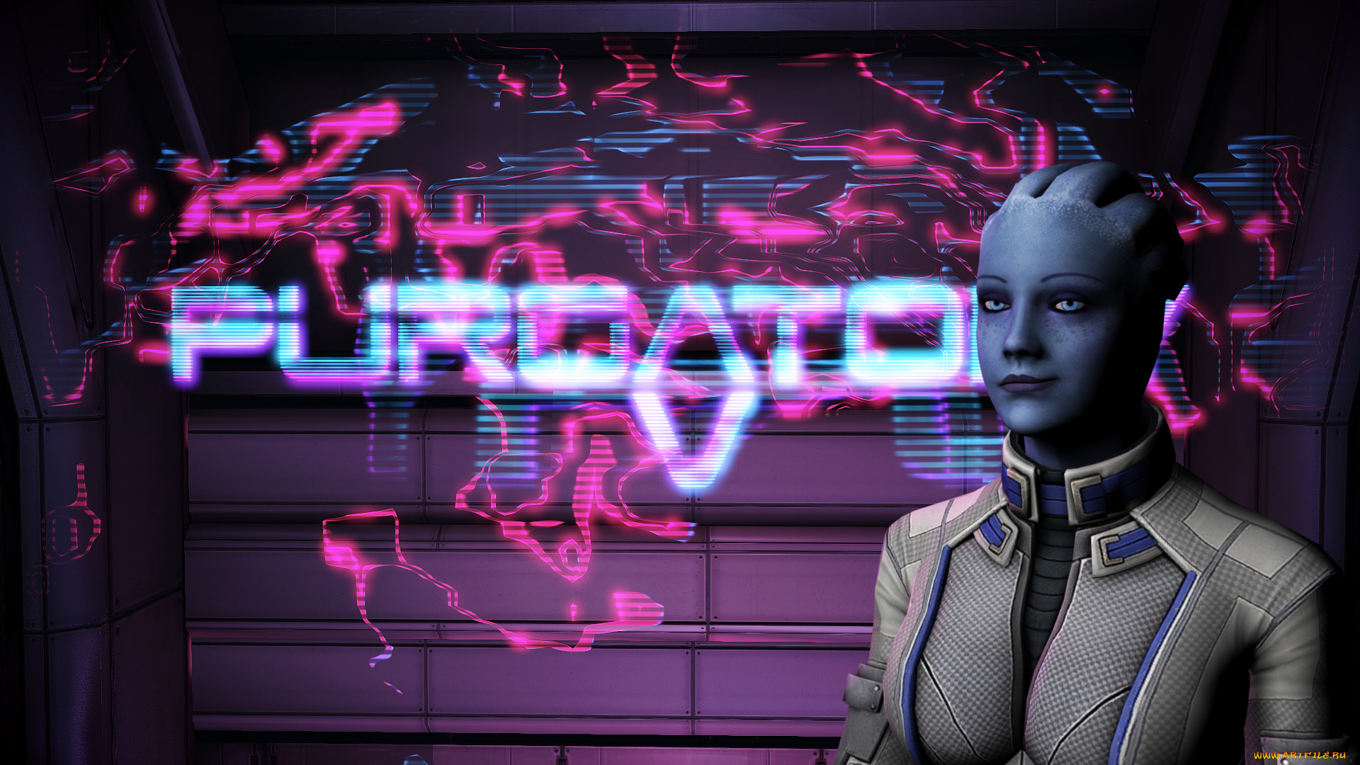 видео, игры, mass, effect, 2, существо, liara