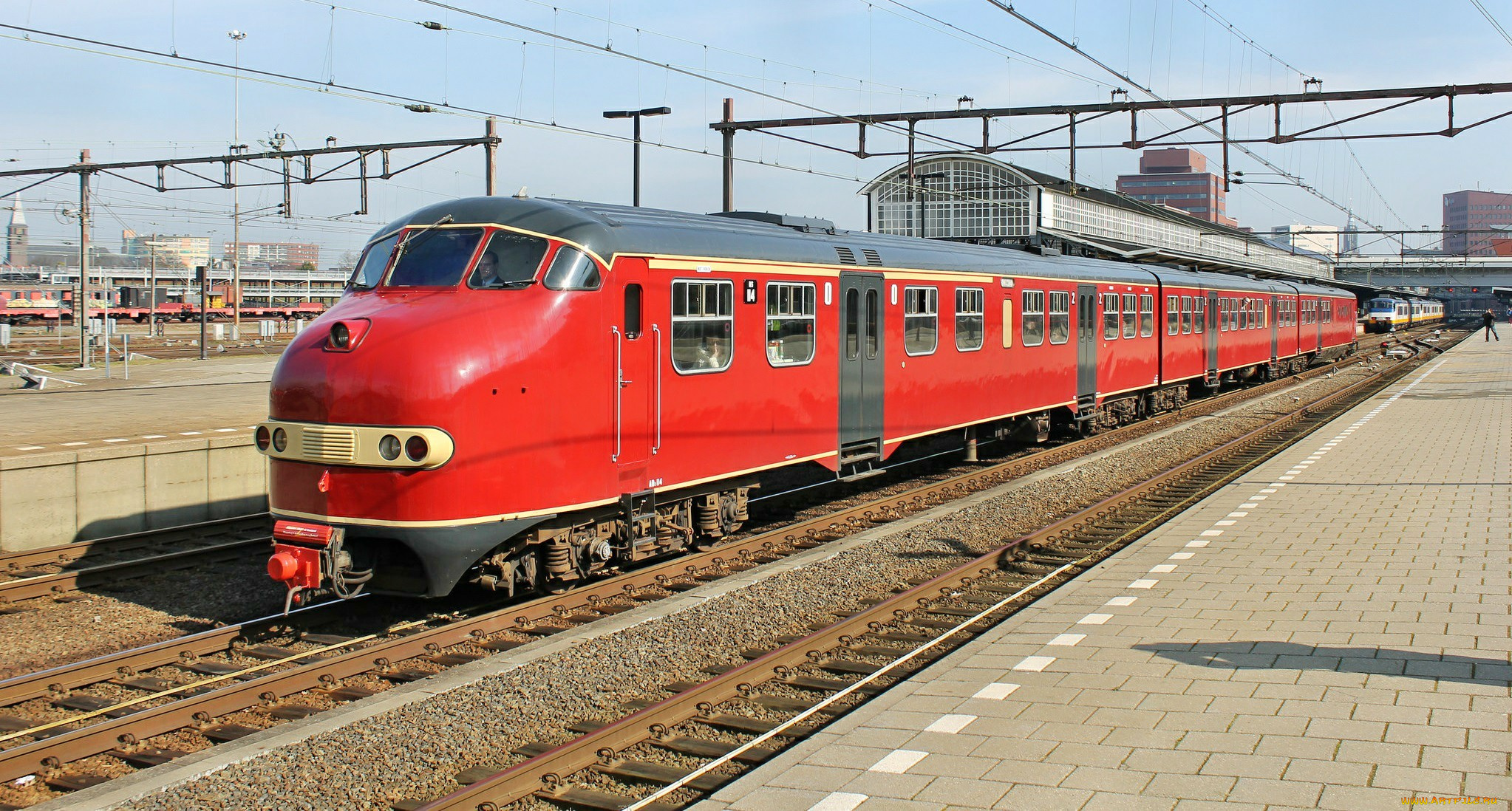 техника, поезда, локомотив, рельсы, дорога, железная, состав