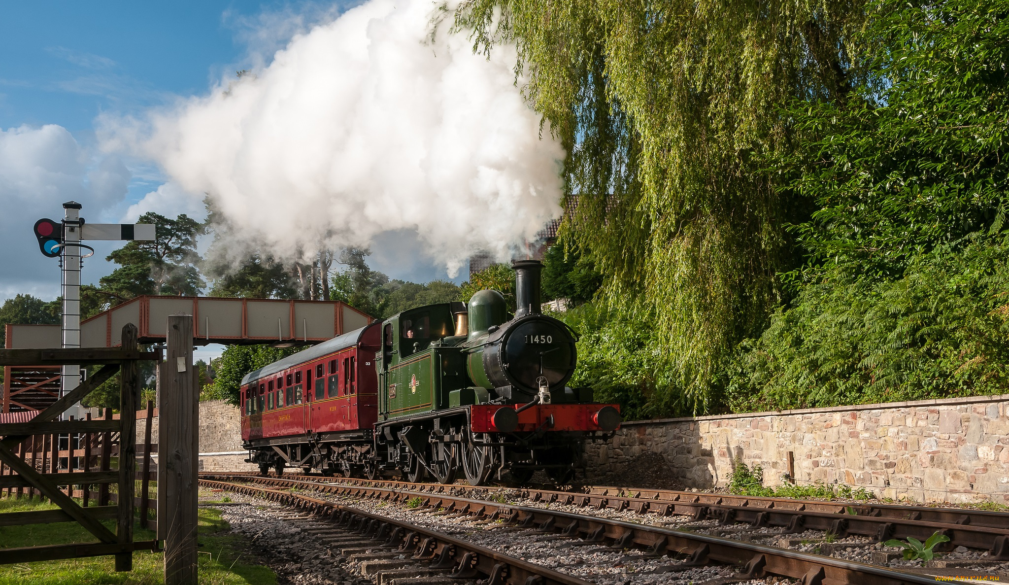 техника, паровозы, железная, паровоз, дорога, состав, рельсы