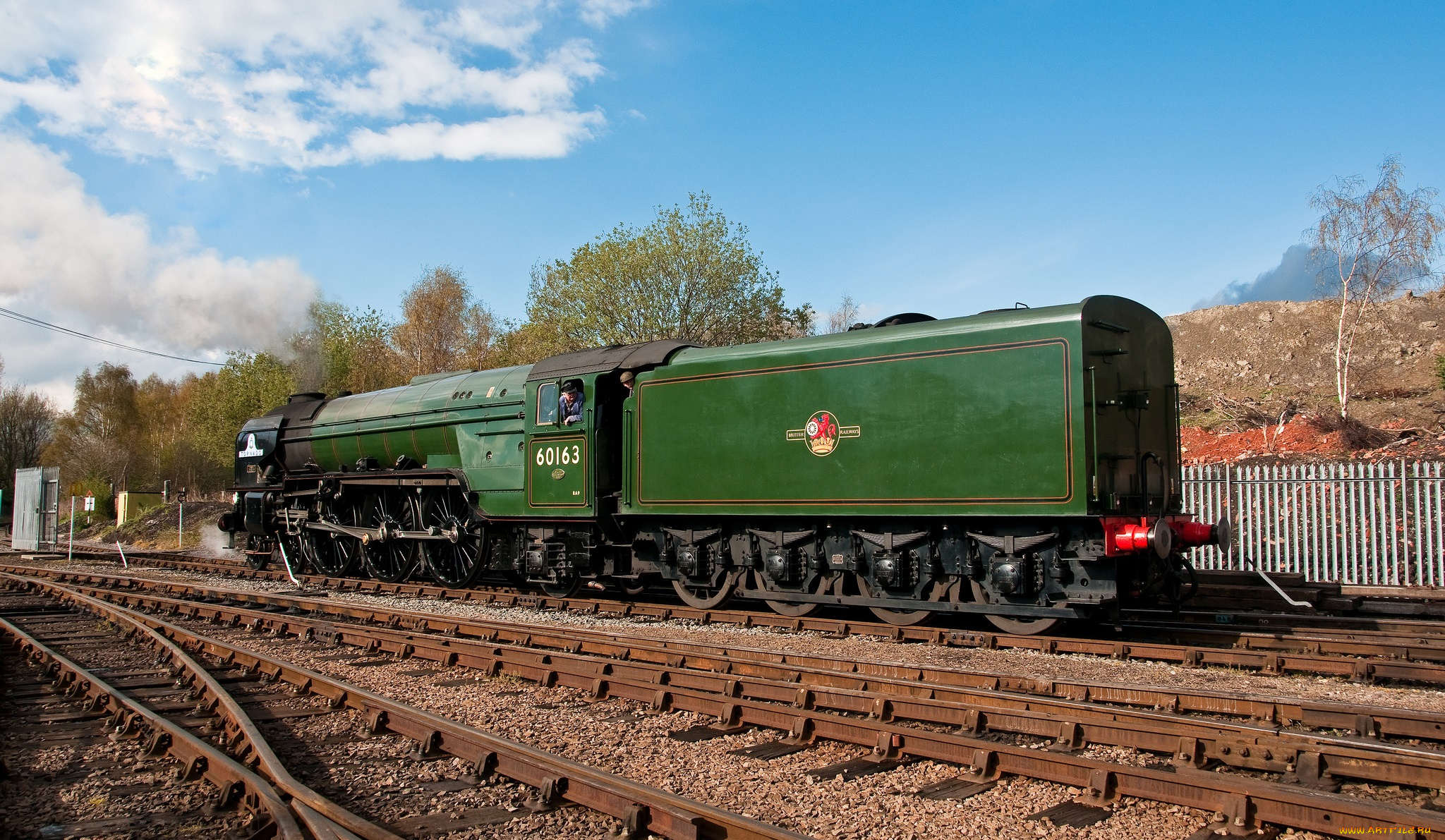 техника, паровозы, паровоз, рельсы, дорога, железная