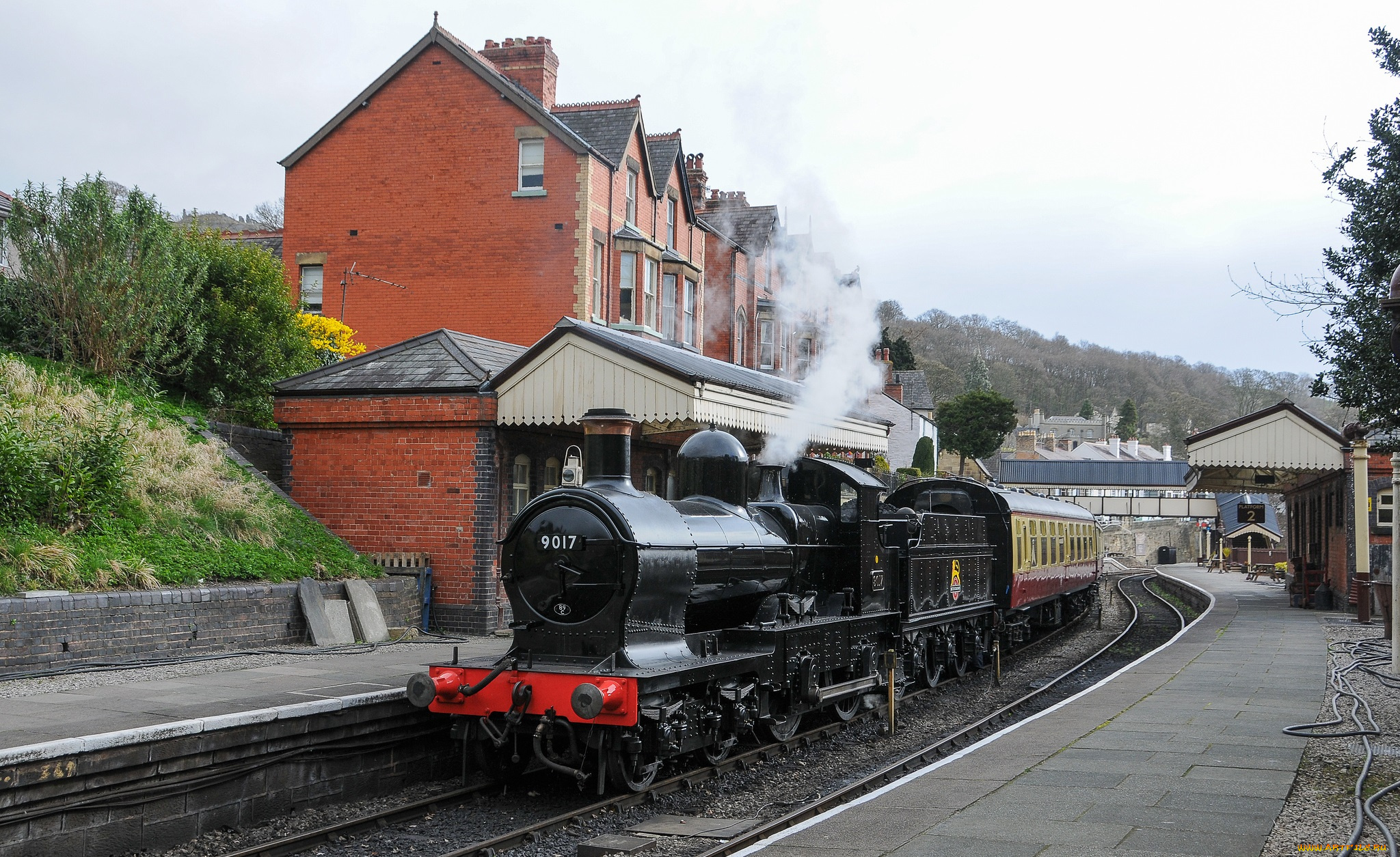 техника, паровозы, паровоз, рельсы, дорога, железная, состав