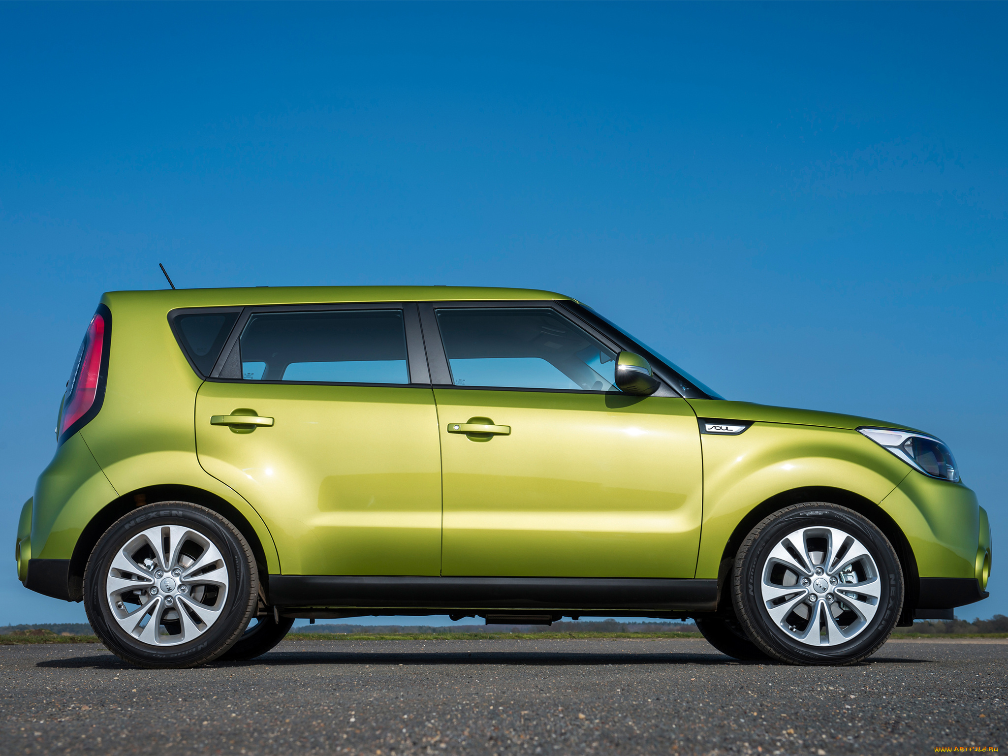 автомобили, kia, uk-spec, soul, зеленый, 2014