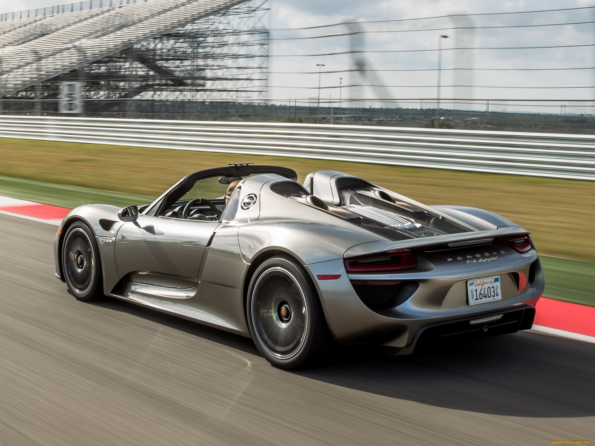 автомобили, porsche, 918, spyder, темный, 2014, us-spec