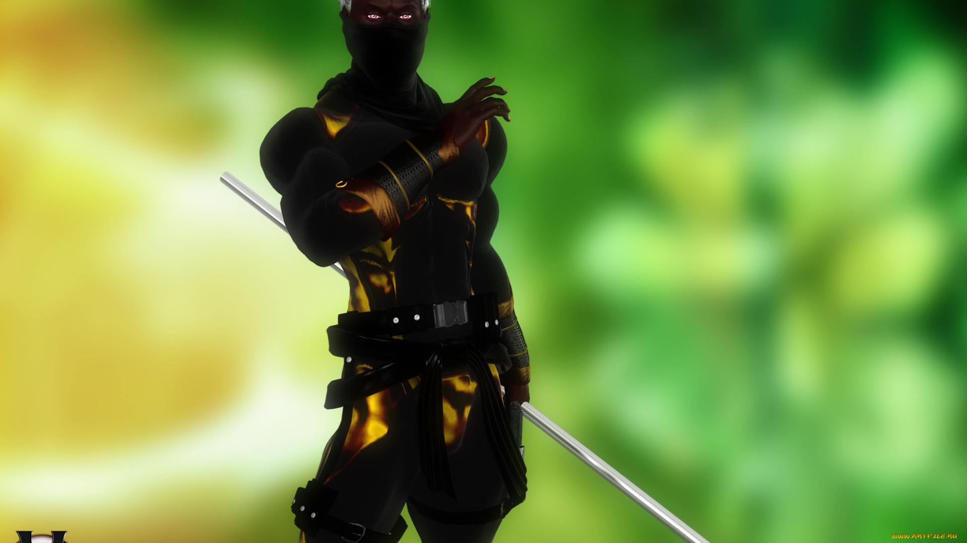 3д, графика, фантазия, , fantasy, оружие, фон, взгляд, мужчина