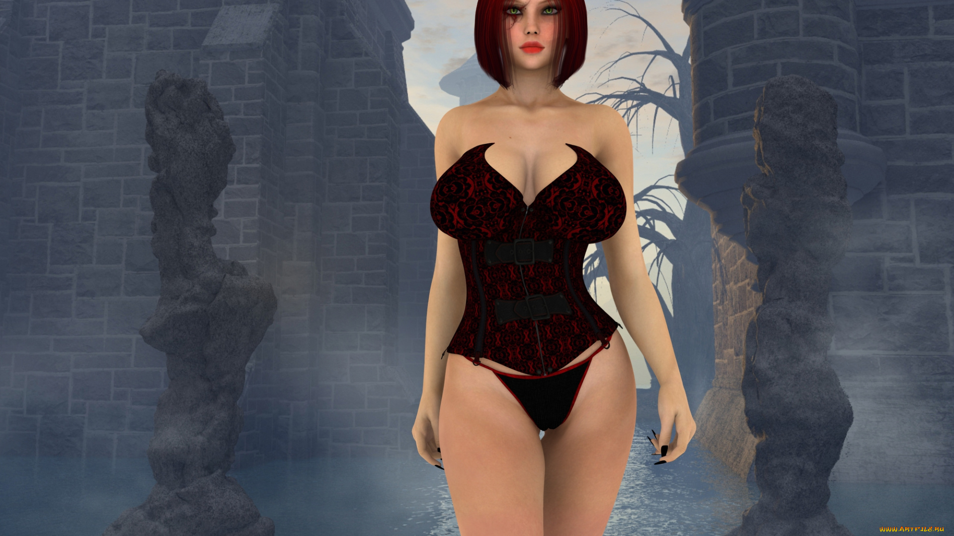 3д, графика, люди, , people, фон, взгляд, девушка