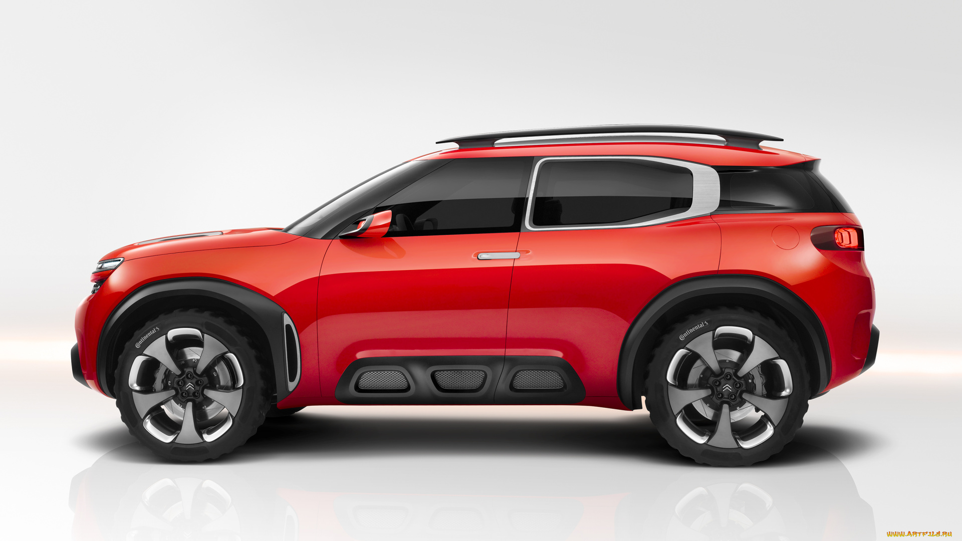 автомобили, citroen, 2015г, concept, aircross, citroеn, красный