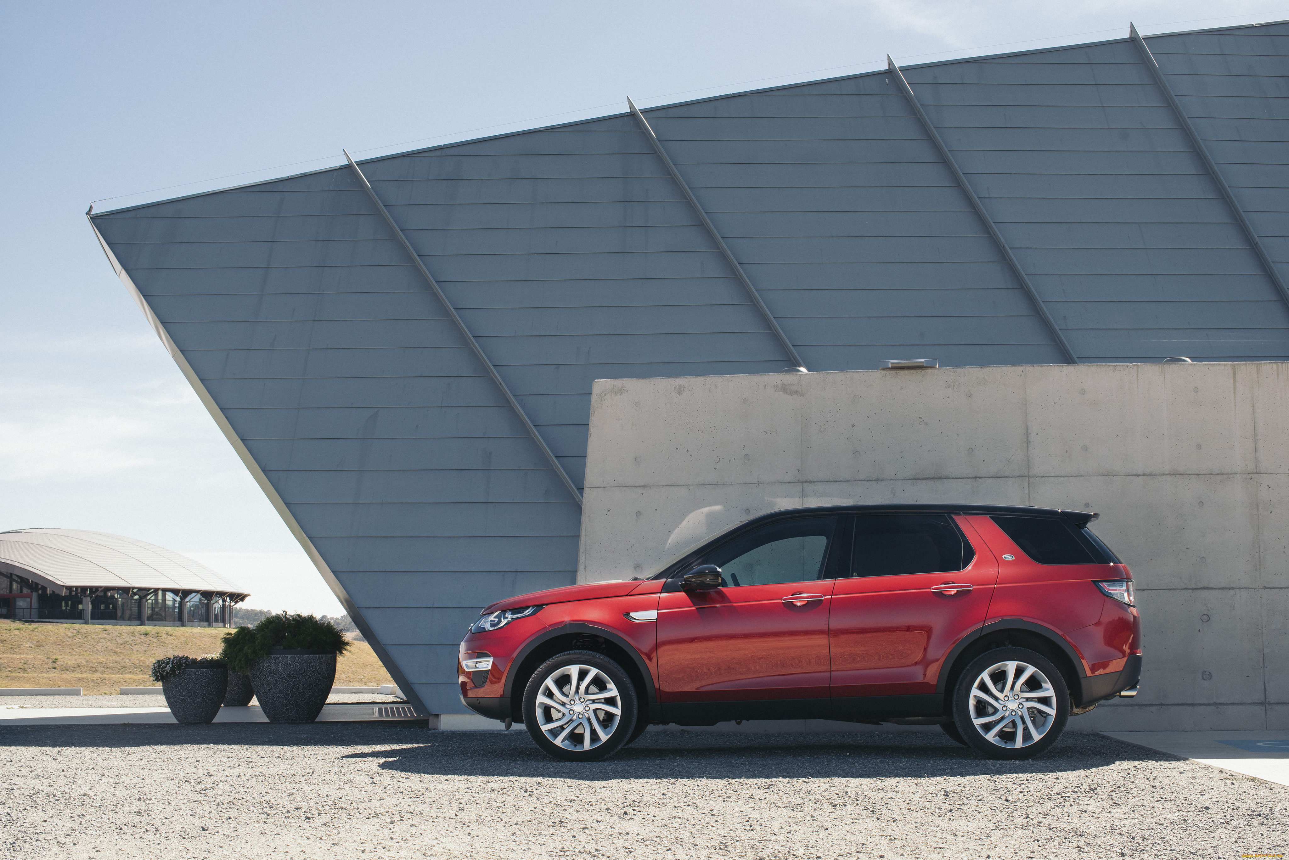 автомобили, land-rover, hse, 2015г, sport, discovery, land, rover, красный, l550, au-spec, luxury