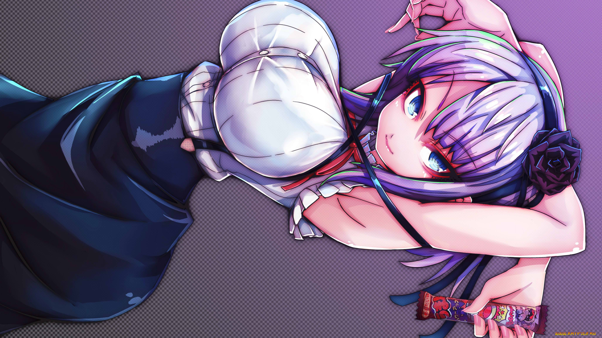 аниме, dagashi, kashi, девушка