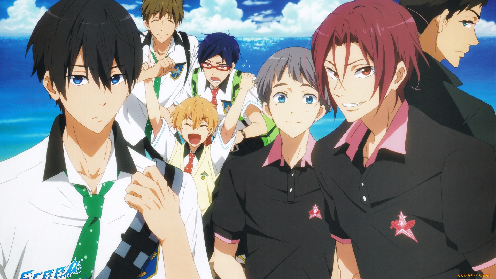 аниме, free, парни