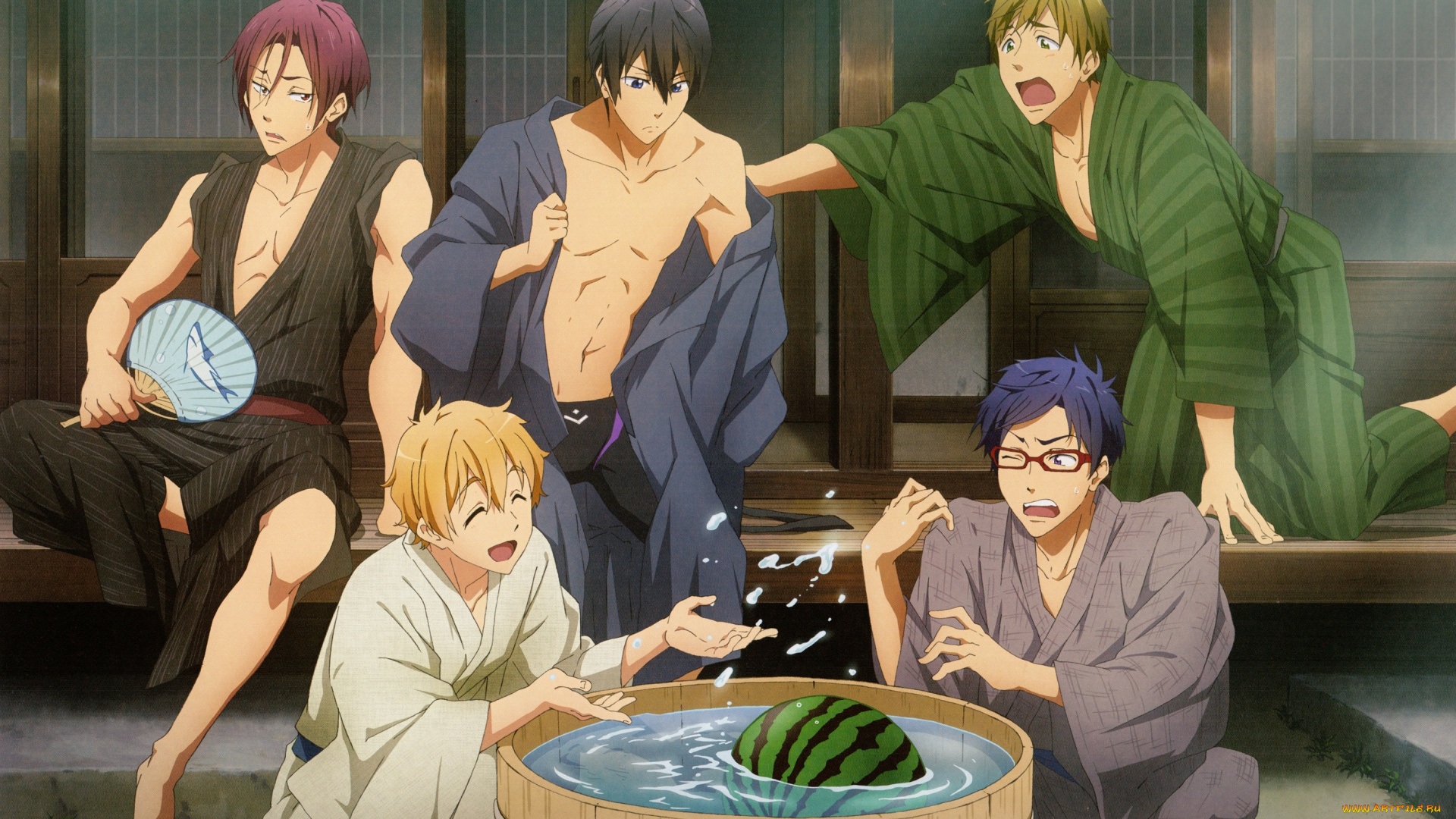 аниме, free, парни