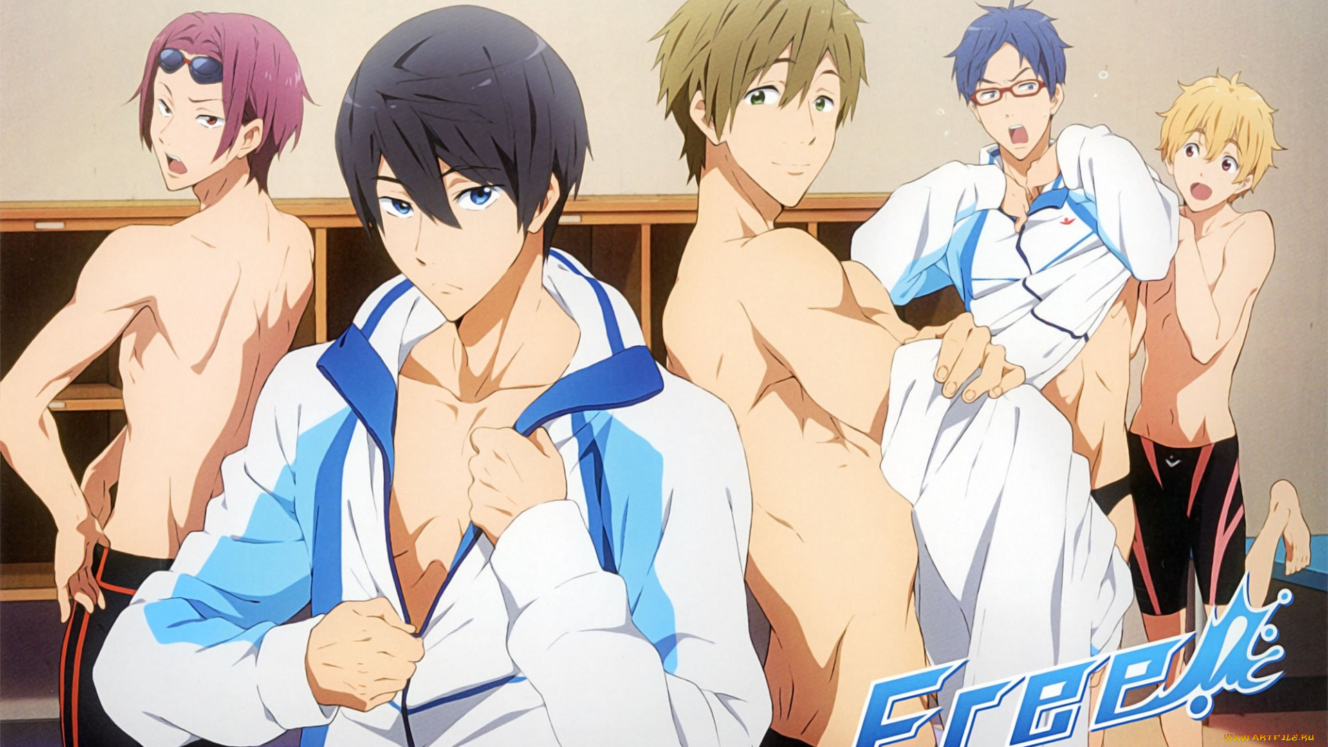 аниме, free, парни