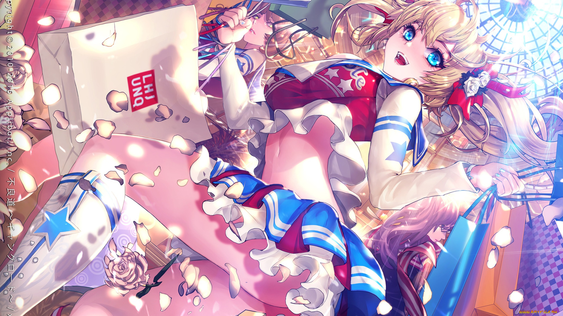 аниме, furyou, michi, ~gang, road~, девушка, furyou, michi, gang, road