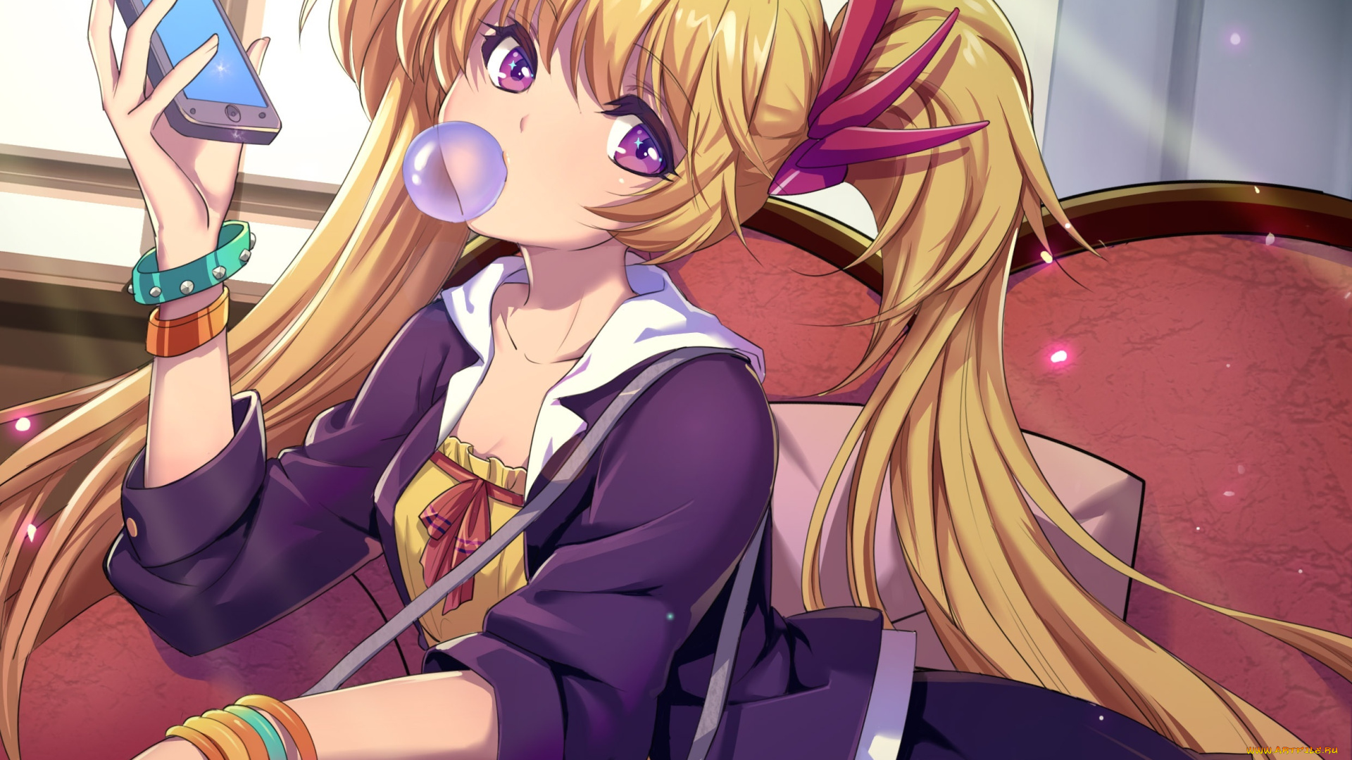 аниме, furyou, michi, ~gang, road~, девушка, furyou, michi, gang, road