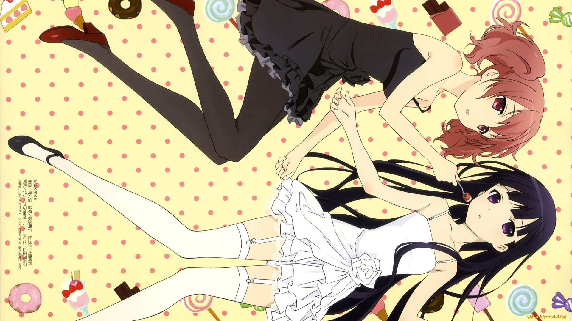 аниме, inu, x, boku, ss, девочки