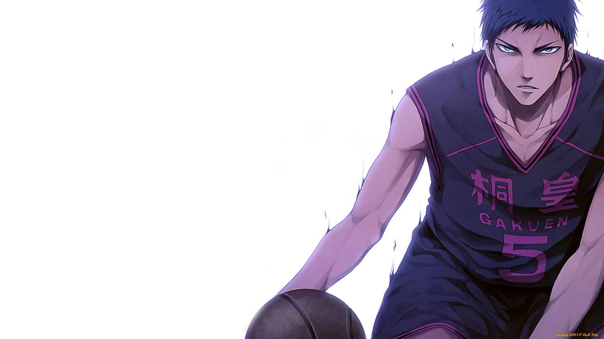 аниме, kuroko, no, baske, kuroko, no, basket, basketball, aomine, daiki, too, gakuen