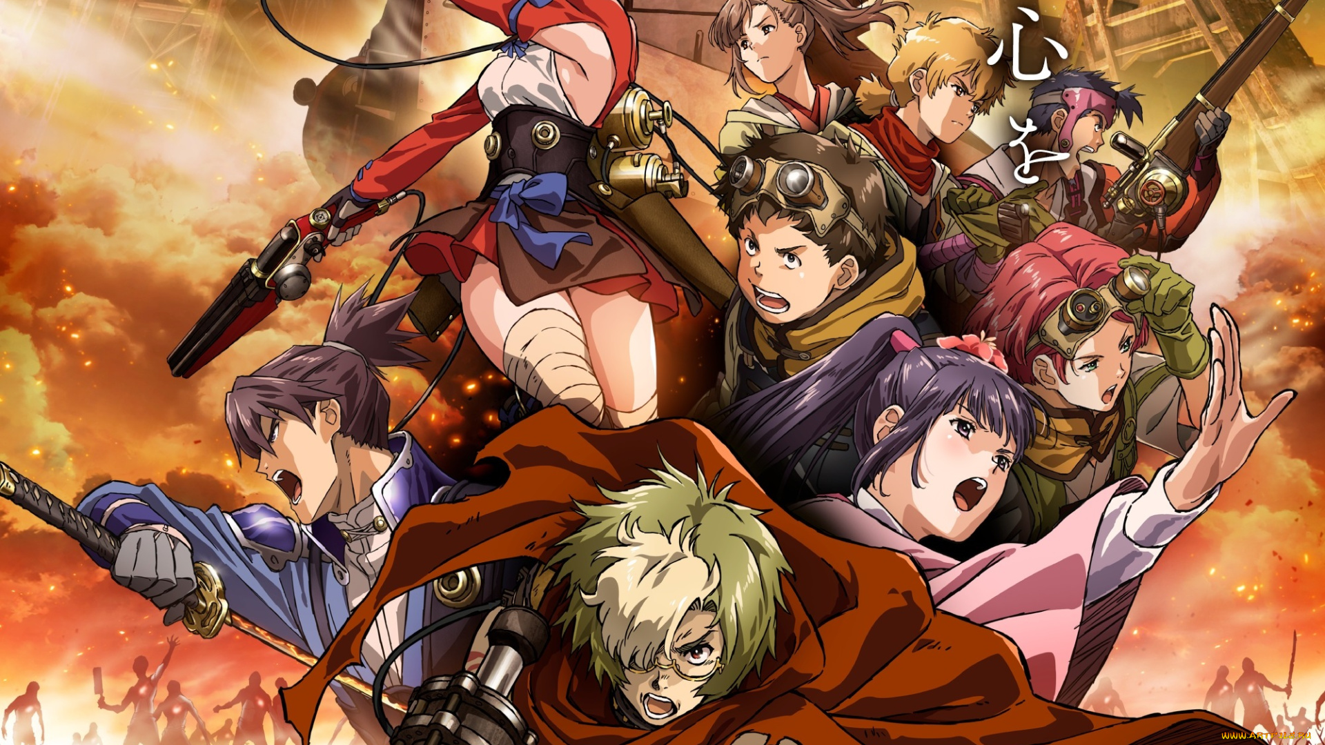 аниме, оружие, , техника, , технологии, koutetsujou, no, kabaneri