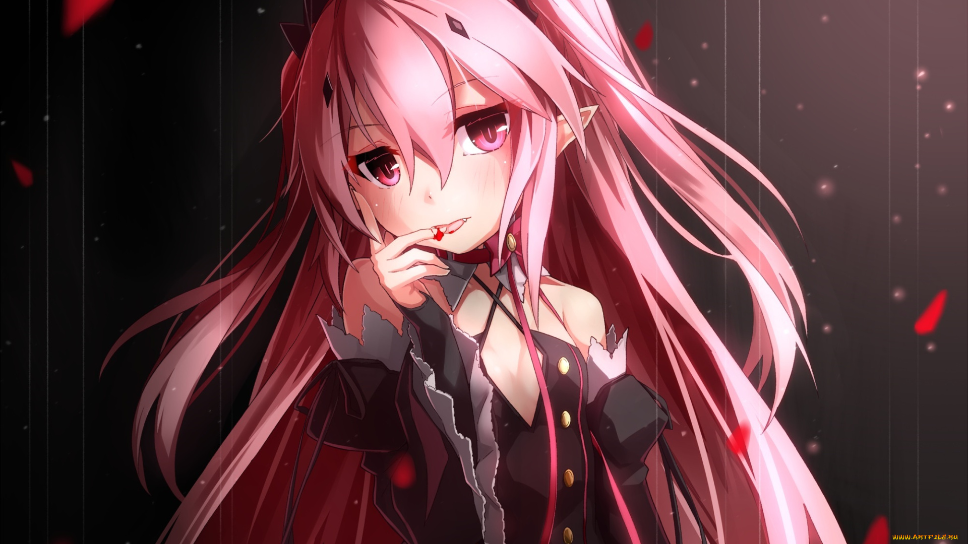 аниме, owari, no, seraph, krul, tepes, owari, no, seraph, takanashie