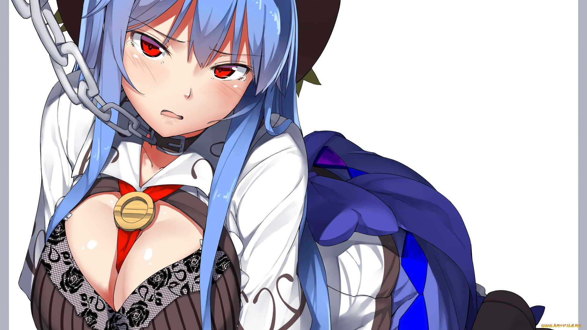 аниме, touhou, neropaso, hinanawi, tenshi